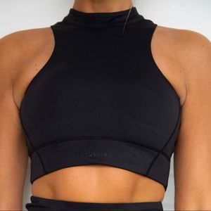 Racer Sport Crop bra top